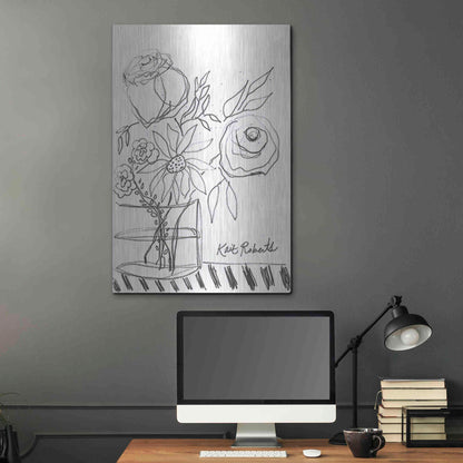 Luxe Metal Art 'Good Morning' by Kait Roberts, Metal Wall Art,24x36