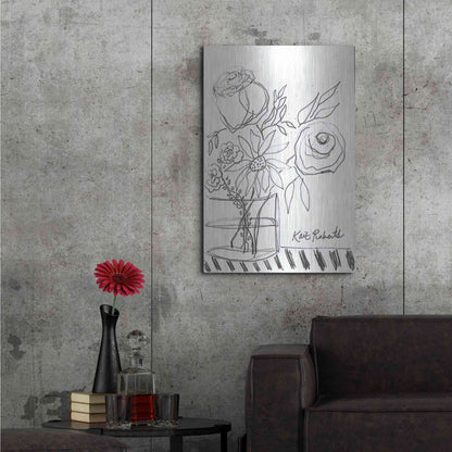 Luxe Metal Art 'Good Morning' by Kait Roberts, Metal Wall Art,24x36