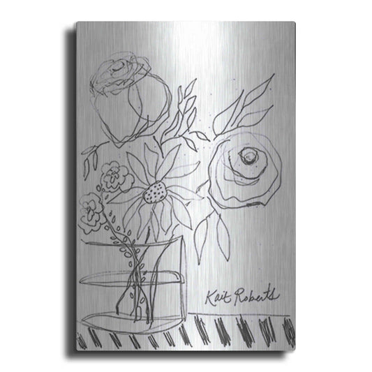 Luxe Metal Art 'Good Morning' by Kait Roberts, Metal Wall Art