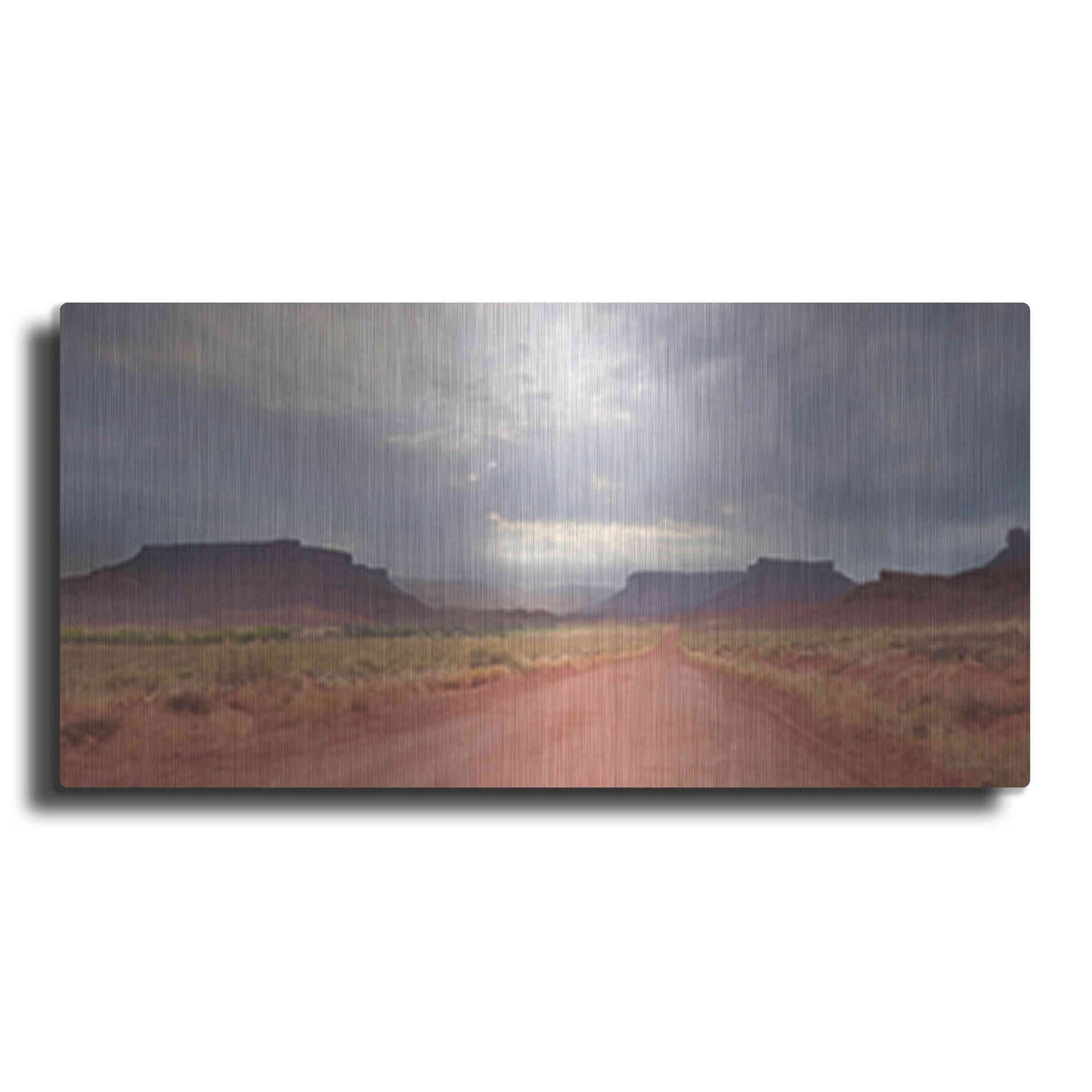 Luxe Metal Art 'Colorado Country Roads' by Lori Deiter, Metal Wall Art