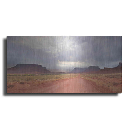 Luxe Metal Art 'Colorado Country Roads' by Lori Deiter, Metal Wall Art
