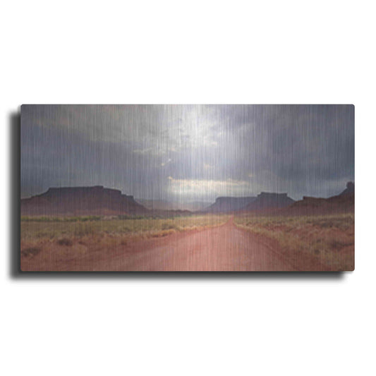 Luxe Metal Art 'Colorado Country Roads' by Lori Deiter, Metal Wall Art