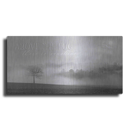 Luxe Metal Art 'Above the Fog' by Lori Deiter, Metal Wall Art