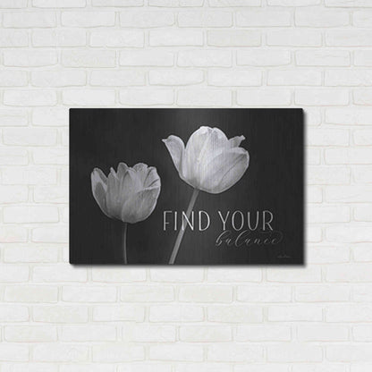 Luxe Metal Art 'Find Your Balance' by Lori Deiter, Metal Wall Art,36x24