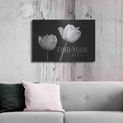 Luxe Metal Art 'Find Your Balance' by Lori Deiter, Metal Wall Art,36x24