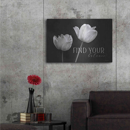 Luxe Metal Art 'Find Your Balance' by Lori Deiter, Metal Wall Art,36x24