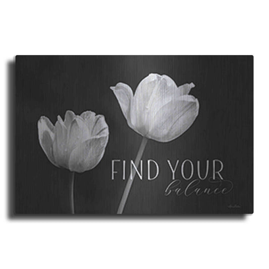 Luxe Metal Art 'Find Your Balance' by Lori Deiter, Metal Wall Art