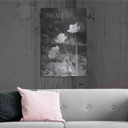 Luxe Metal Art 'Inhale, Exhale' by Lori Deiter, Metal Wall Art,24x36