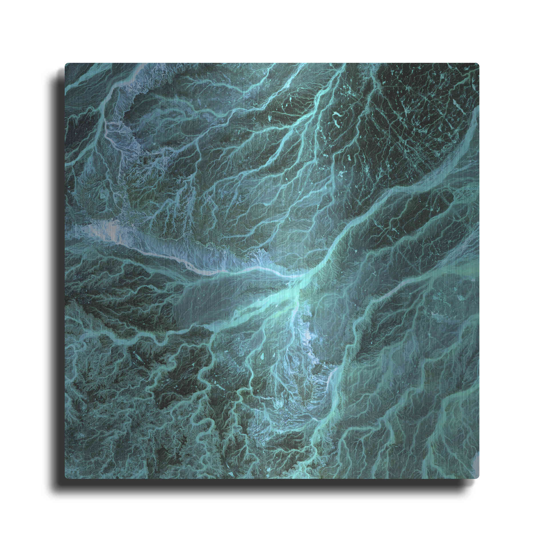 Luxe Metal Art 'Earth As Art: Wadi Branches' Metal Wall Art