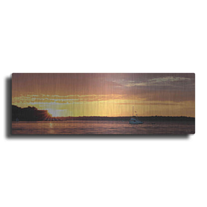 Luxe Metal Art 'Drifting' by Lori Deiter, Metal Wall Art