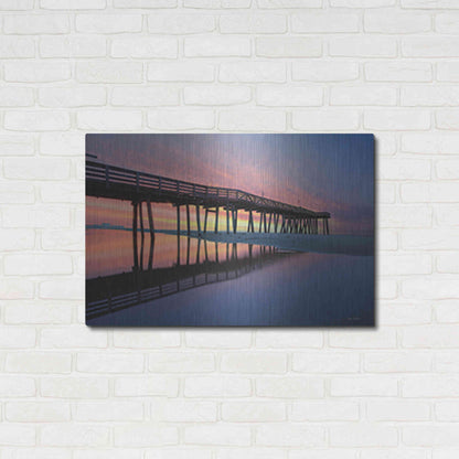 Luxe Metal Art 'Daybreak at Ocean City' by Lori Deiter, Metal Wall Art,36x24
