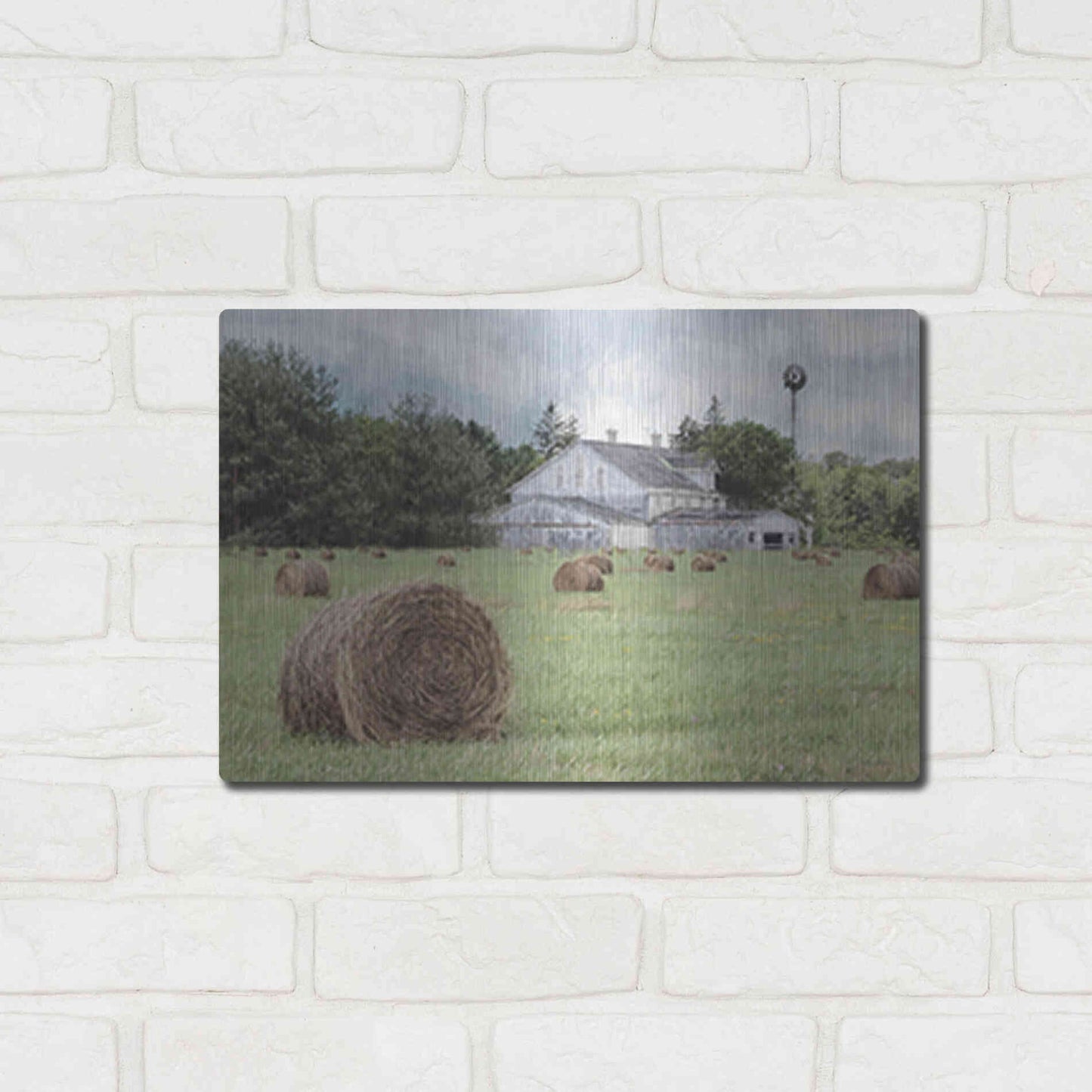 Luxe Metal Art 'Summer Bounty' by Lori Deiter, Metal Wall Art,16x12