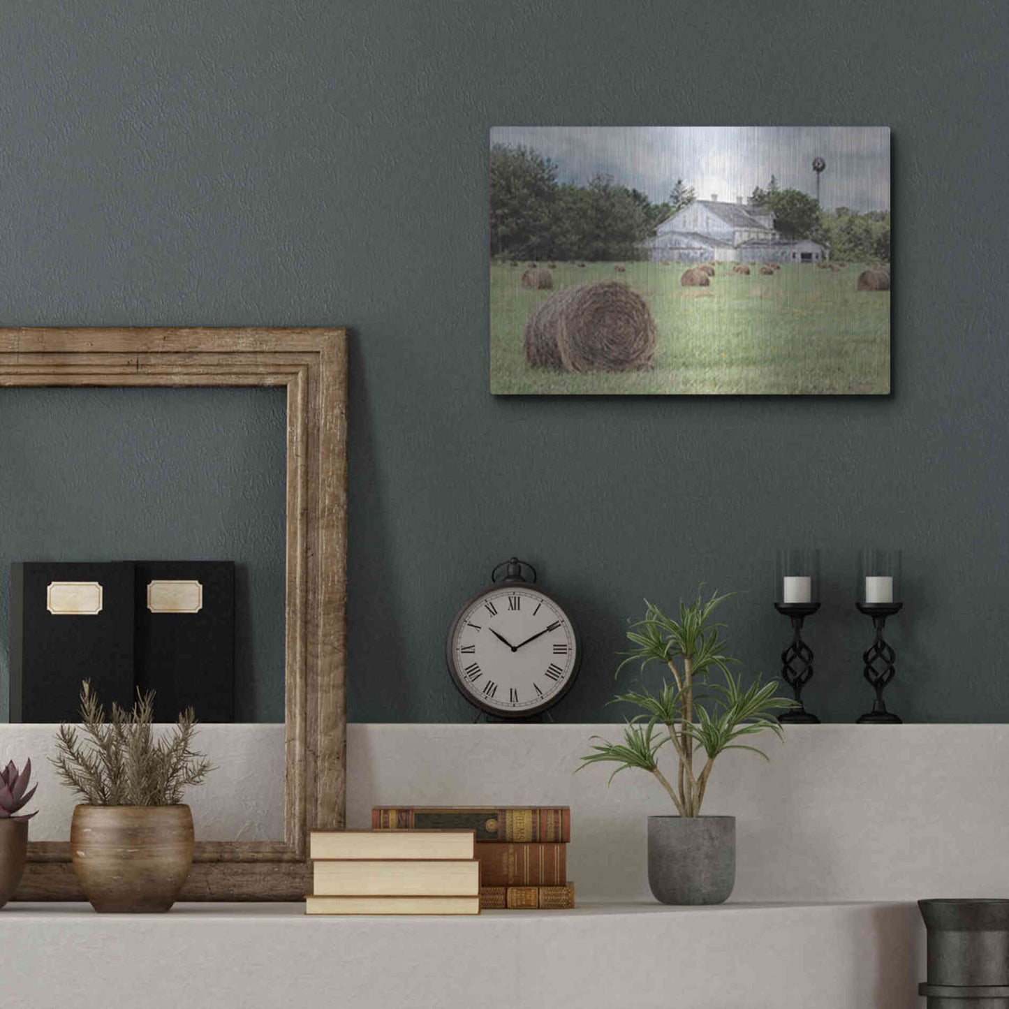 Luxe Metal Art 'Summer Bounty' by Lori Deiter, Metal Wall Art,16x12