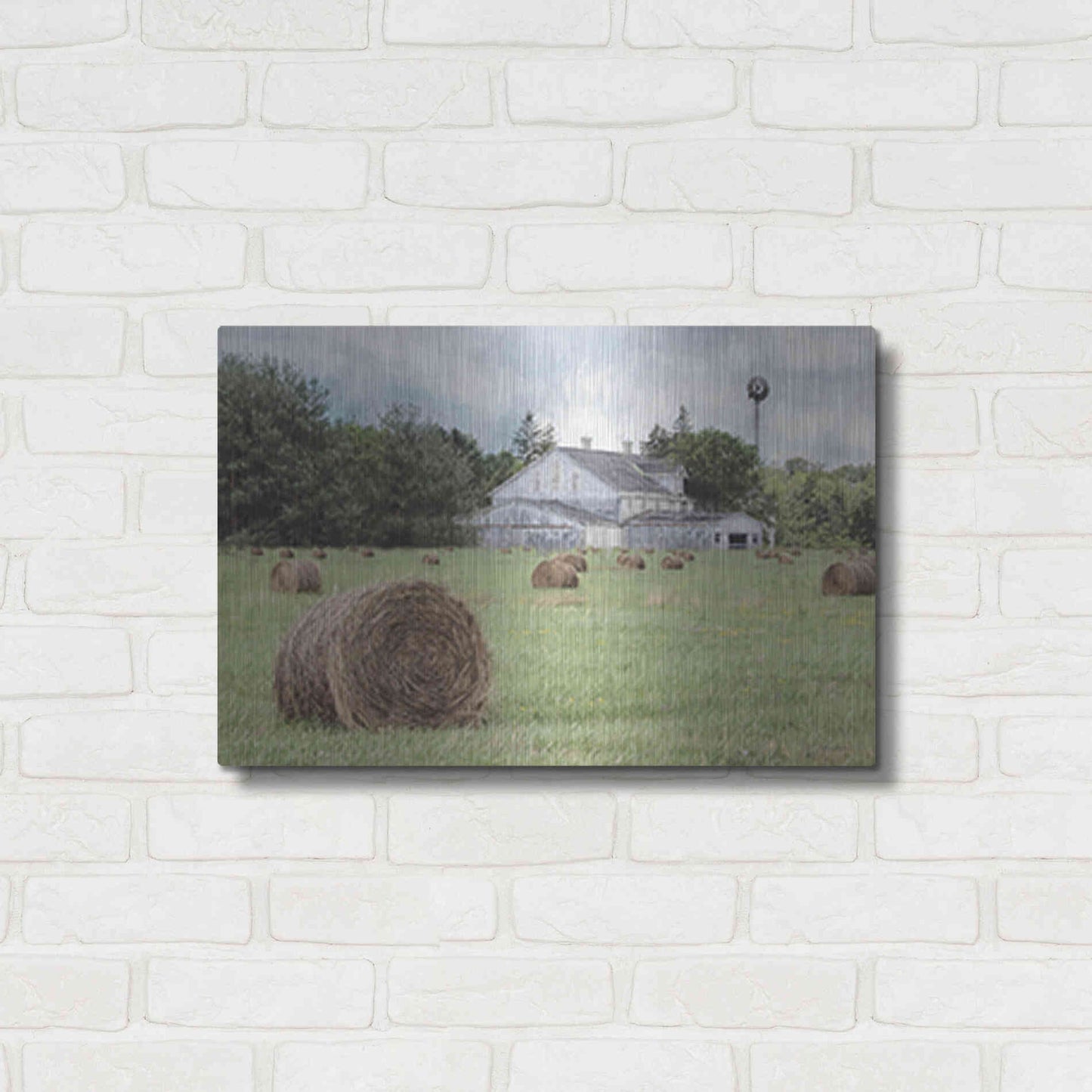 Luxe Metal Art 'Summer Bounty' by Lori Deiter, Metal Wall Art,24x16