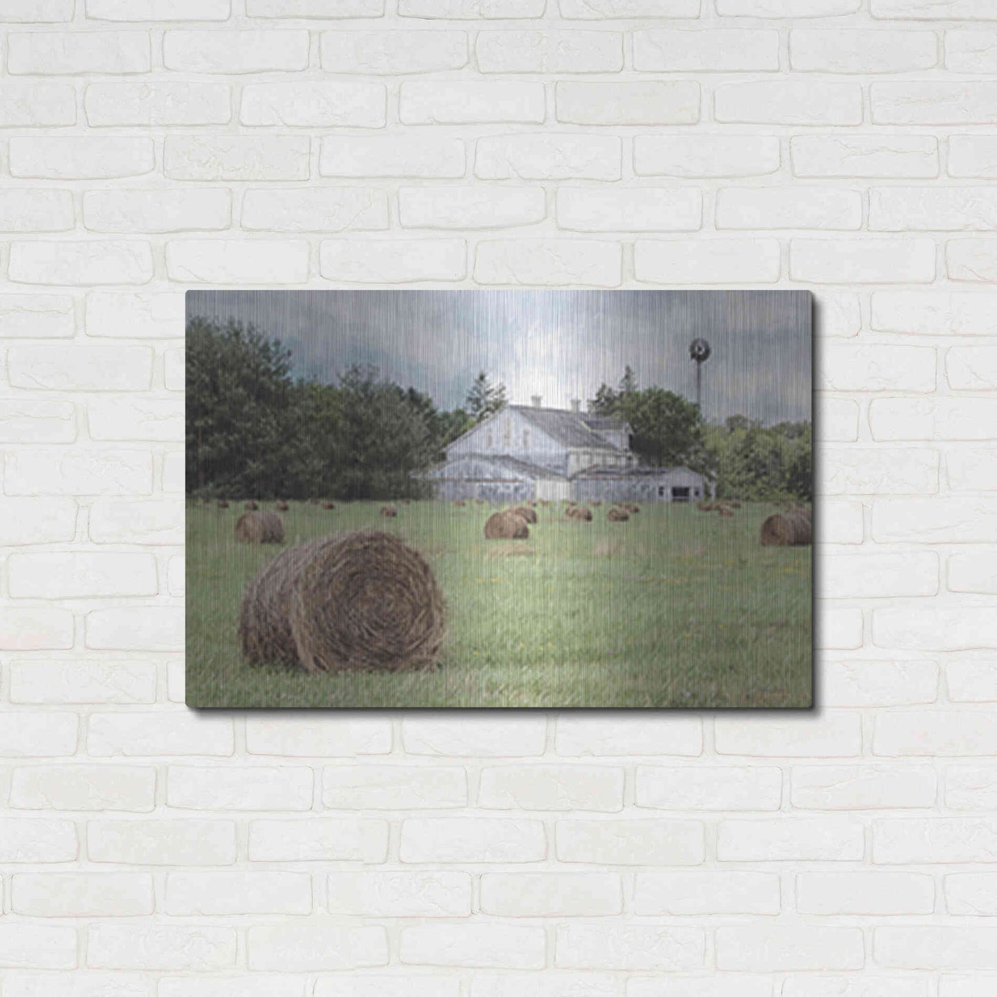 Luxe Metal Art 'Summer Bounty' by Lori Deiter, Metal Wall Art,36x24