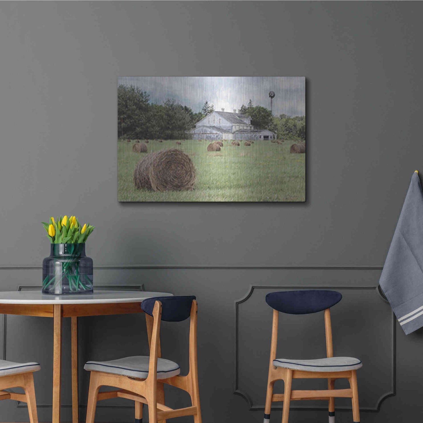 Luxe Metal Art 'Summer Bounty' by Lori Deiter, Metal Wall Art,36x24