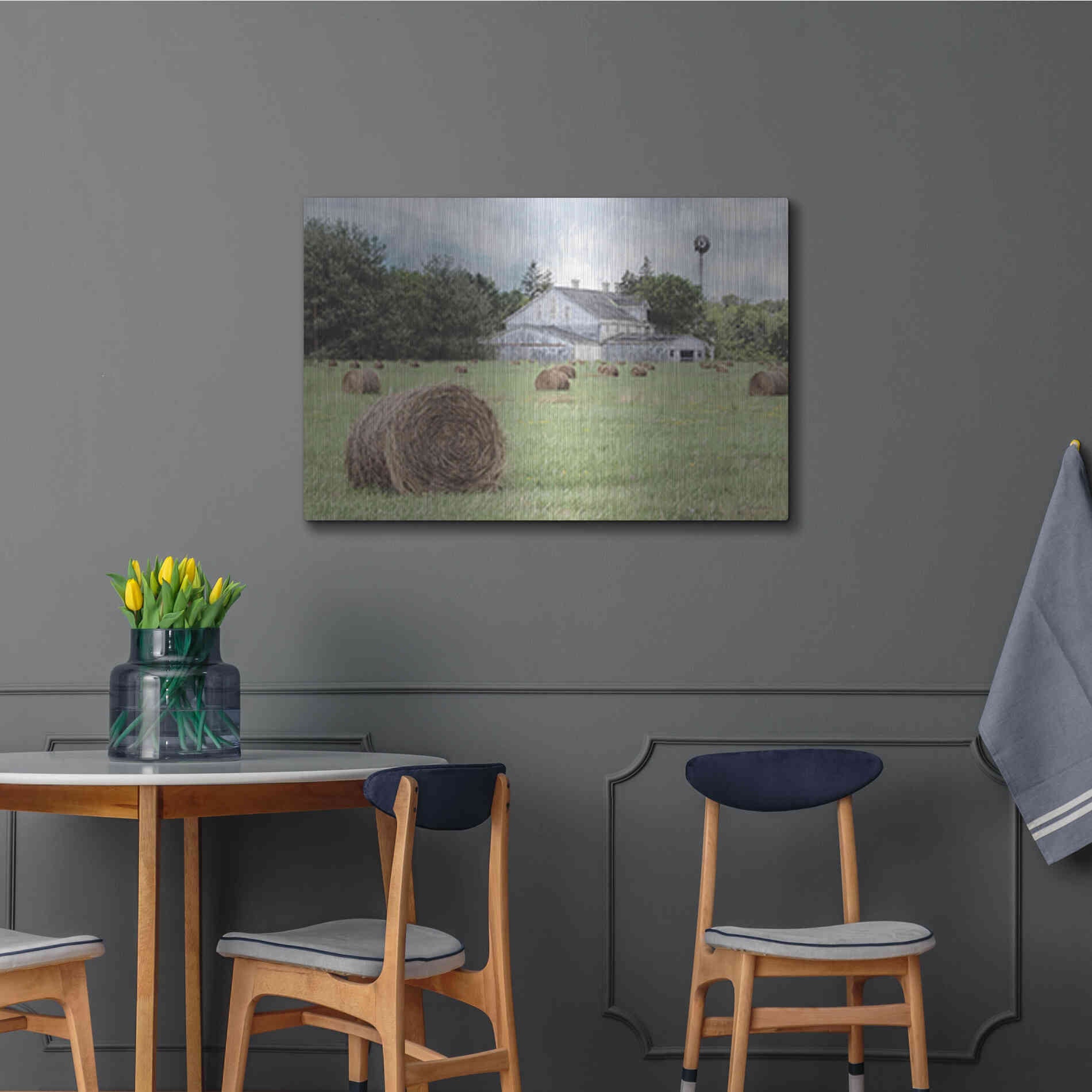 Luxe Metal Art 'Summer Bounty' by Lori Deiter, Metal Wall Art,36x24