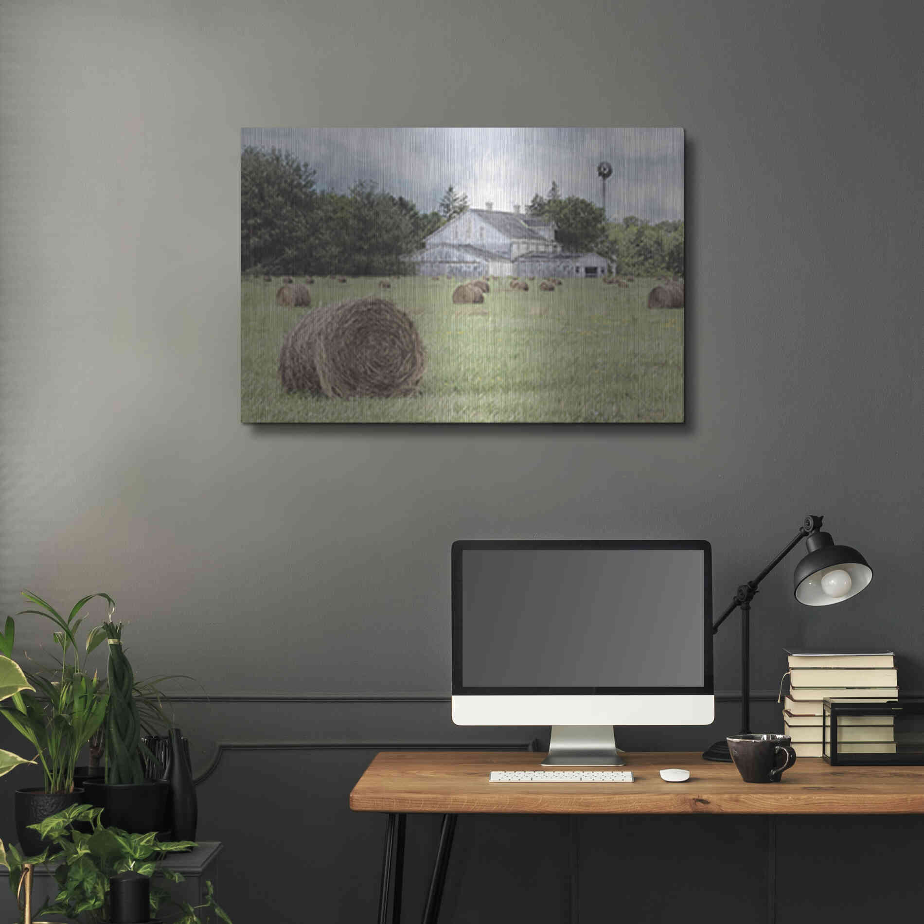 Luxe Metal Art 'Summer Bounty' by Lori Deiter, Metal Wall Art,36x24