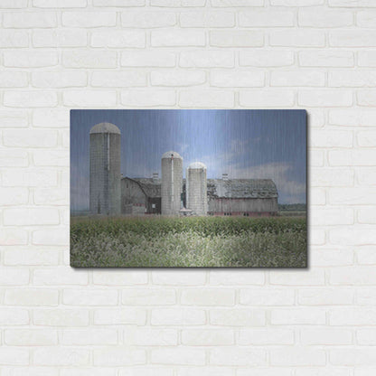 Luxe Metal Art 'Long Point Barn' by Lori Deiter, Metal Wall Art,36x24