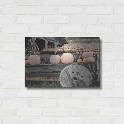Luxe Metal Art 'Pumpkin Market' by Lori Deiter, Metal Wall Art,24x16