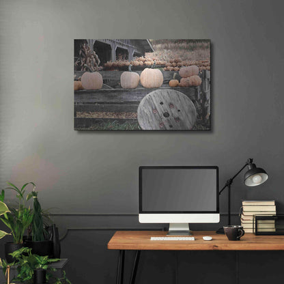Luxe Metal Art 'Pumpkin Market' by Lori Deiter, Metal Wall Art,36x24