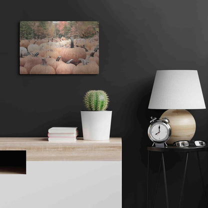 Luxe Metal Art 'The Perfect Pumpkin' by Lori Deiter, Metal Wall Art,24x16