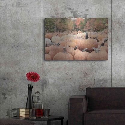 Luxe Metal Art 'The Perfect Pumpkin' by Lori Deiter, Metal Wall Art,36x24