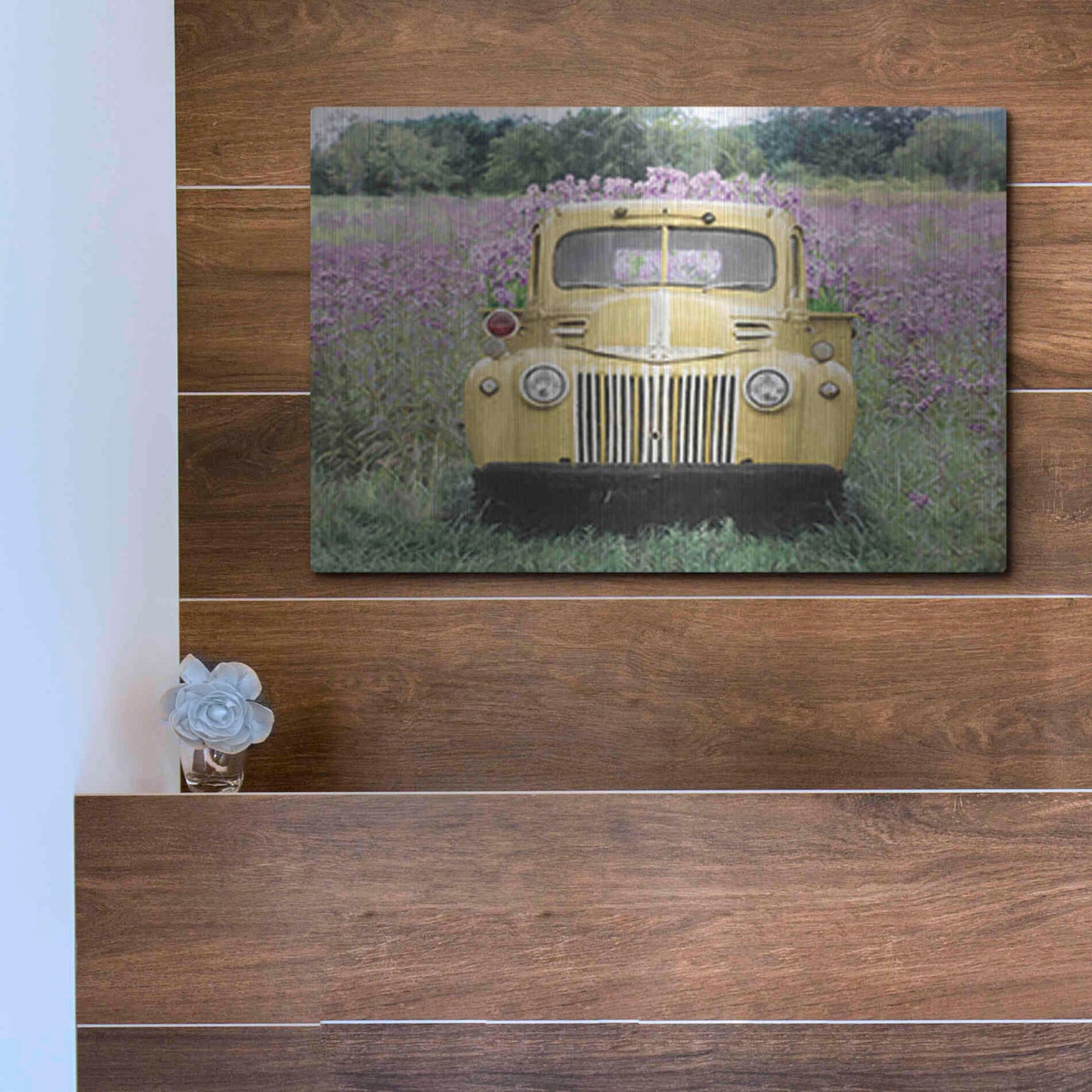 Luxe Metal Art 'Dreams Come True' by Lori Deiter, Metal Wall Art,16x12