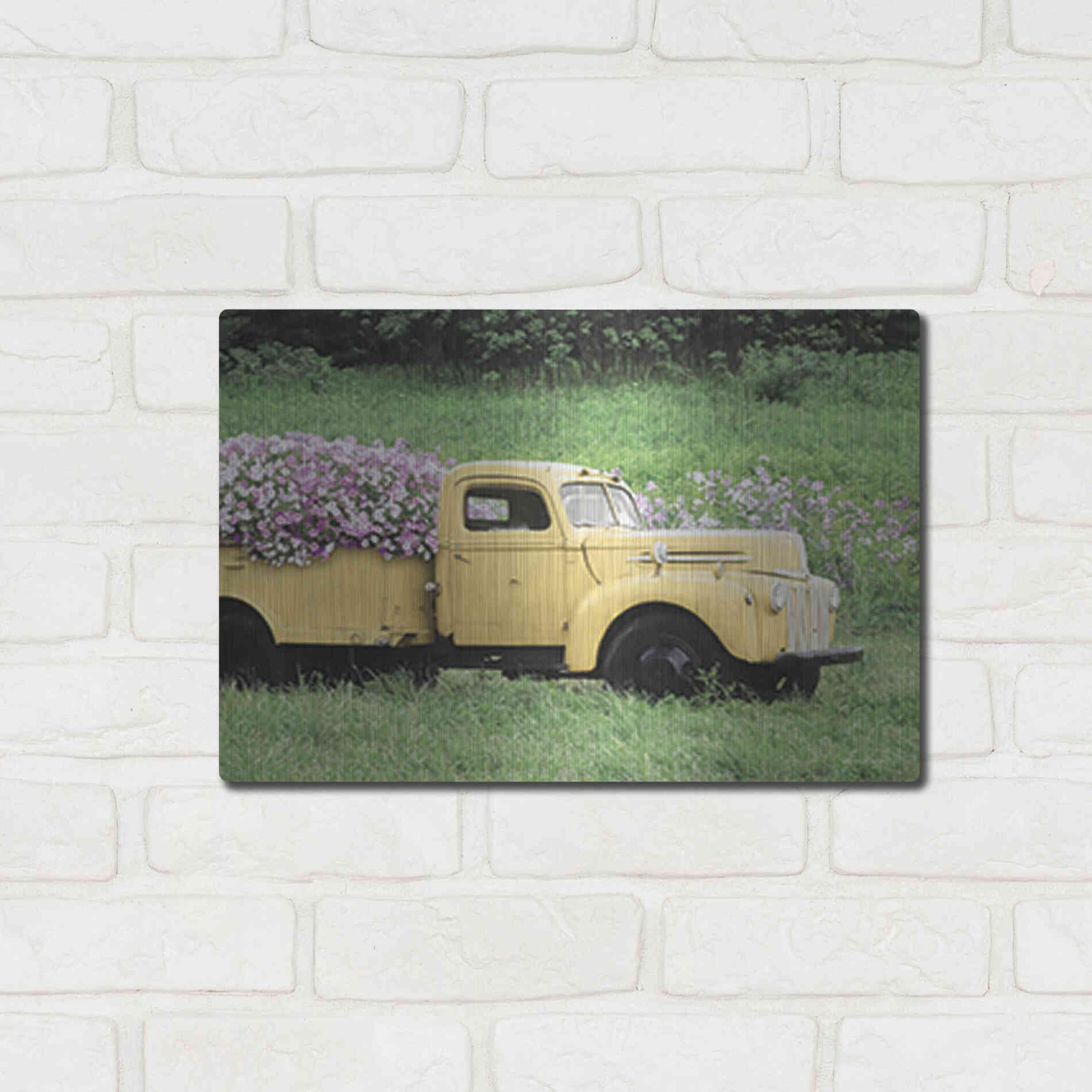 Luxe Metal Art 'Make Your Dreams Happen' by Lori Deiter, Metal Wall Art,16x12