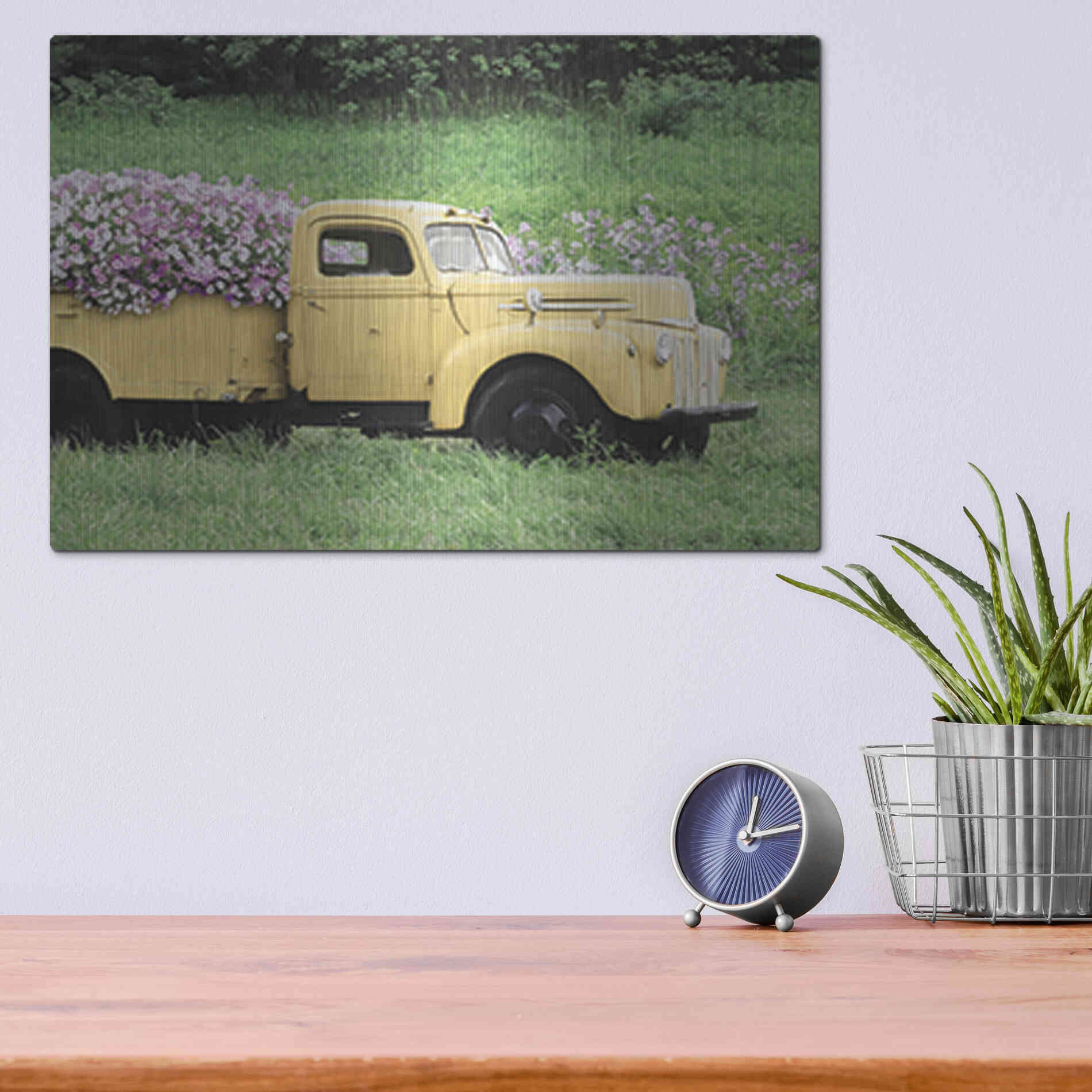 Luxe Metal Art 'Make Your Dreams Happen' by Lori Deiter, Metal Wall Art,16x12