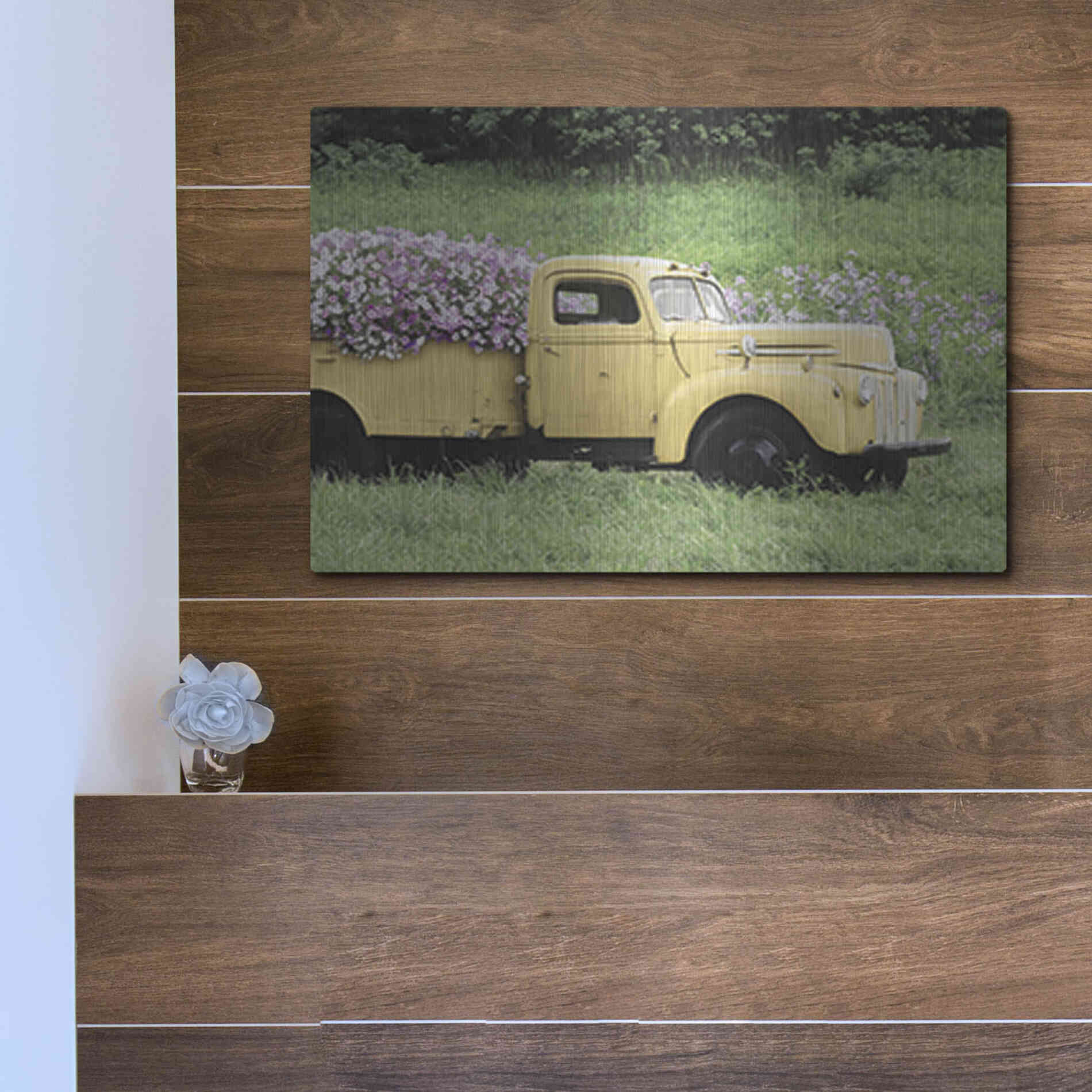 Luxe Metal Art 'Make Your Dreams Happen' by Lori Deiter, Metal Wall Art,16x12