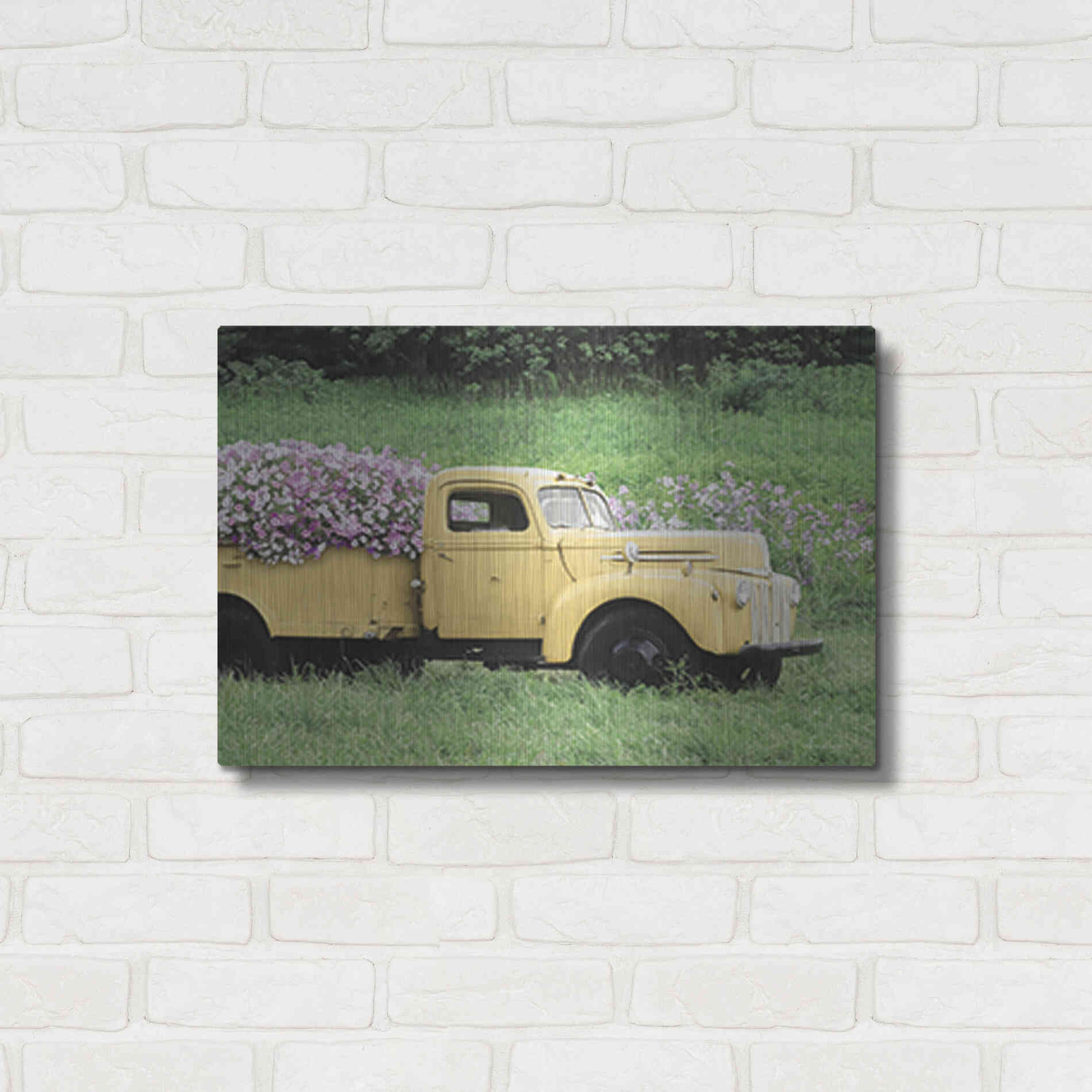 Luxe Metal Art 'Make Your Dreams Happen' by Lori Deiter, Metal Wall Art,24x16