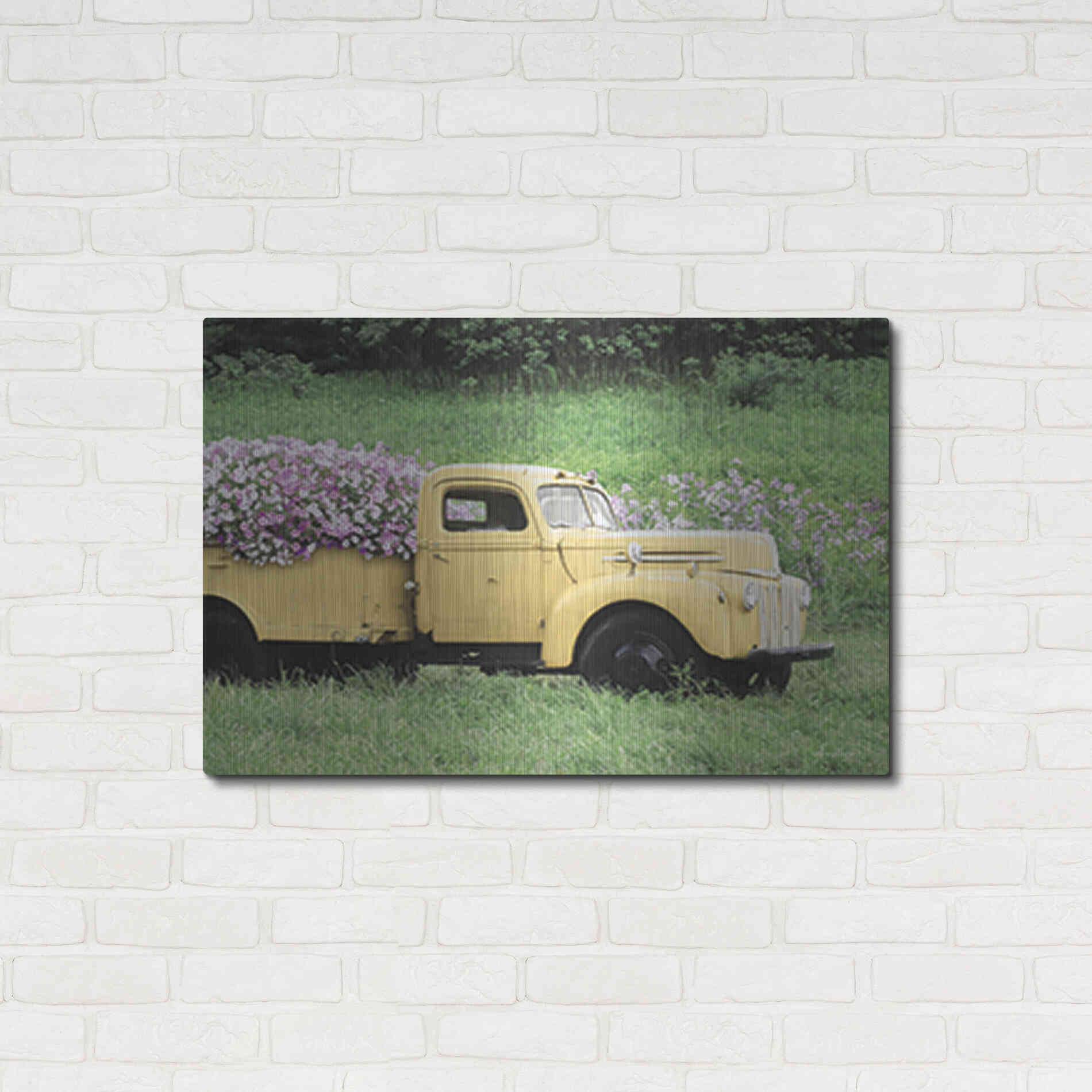 Luxe Metal Art 'Make Your Dreams Happen' by Lori Deiter, Metal Wall Art,36x24