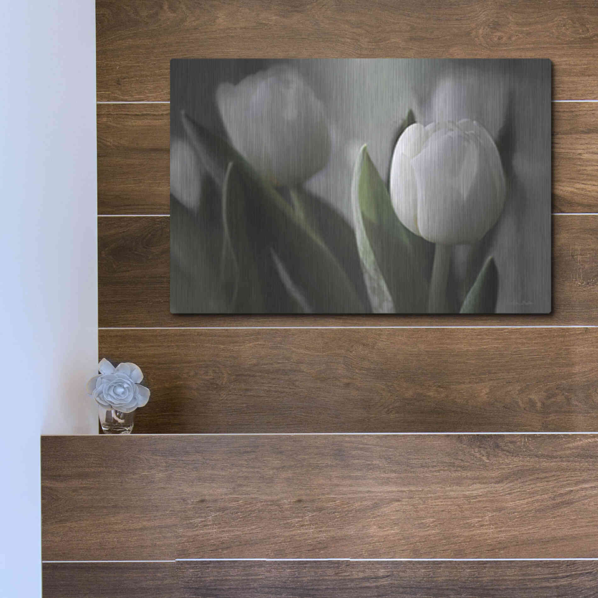 Luxe Metal Art 'Be Unique' by Lori Deiter, Metal Wall Art,16x12