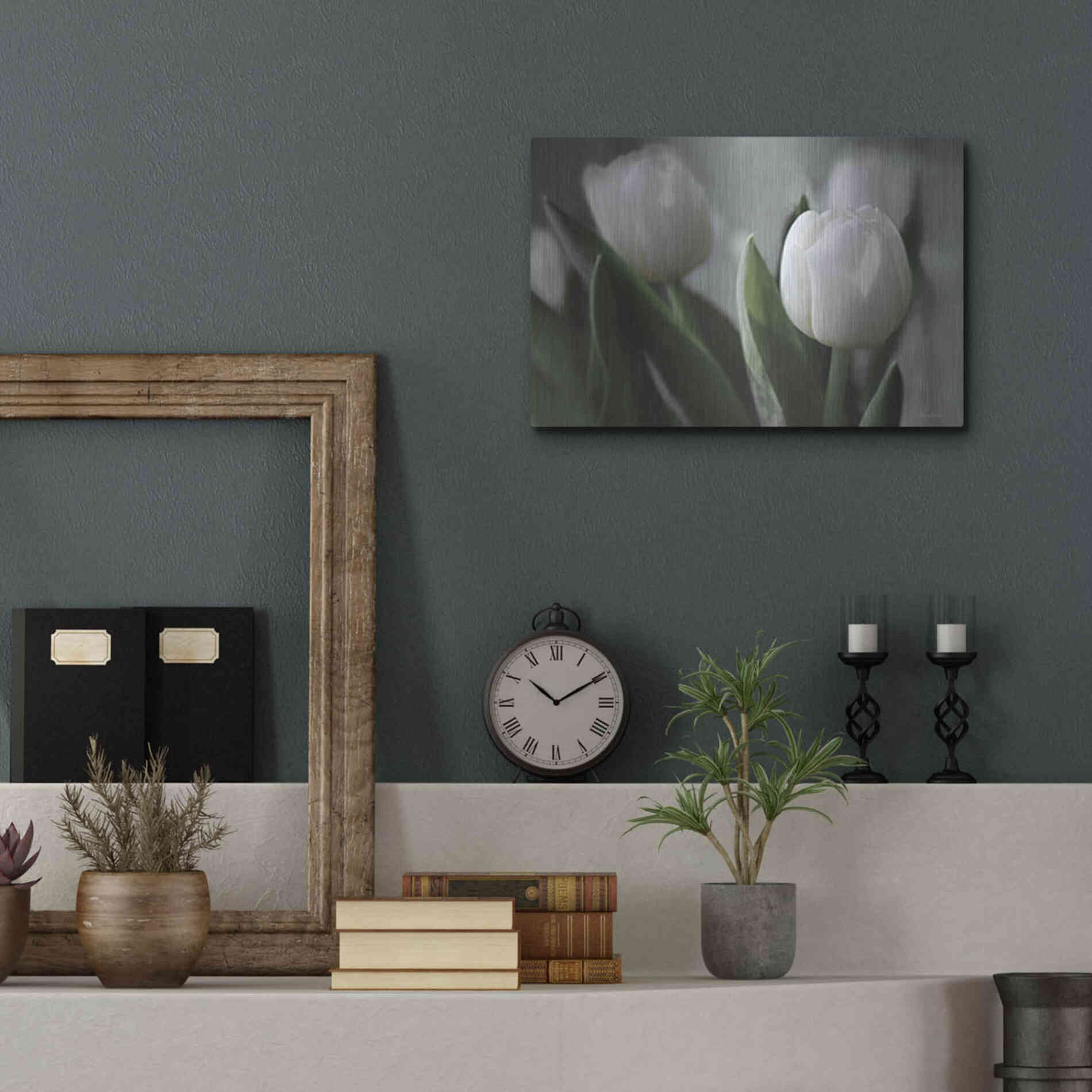 Luxe Metal Art 'Be Unique' by Lori Deiter, Metal Wall Art,16x12