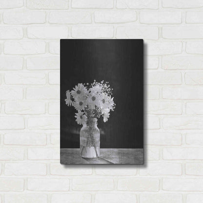 Luxe Metal Art 'Dainty Daisies' by Lori Deiter, Metal Wall Art,16x24