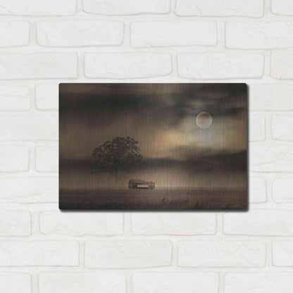 Luxe Metal Art 'The Spooky Old Oak Tree' by Lori Deiter, Metal Wall Art,16x12