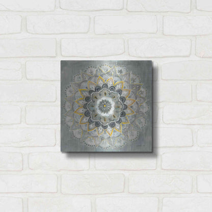 Luxe Metal Art 'Sunburst' by Danhui Nai, Metal Wall Art,12x12