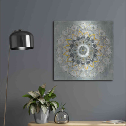 Luxe Metal Art 'Sunburst' by Danhui Nai, Metal Wall Art,24x24