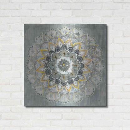 Luxe Metal Art 'Sunburst' by Danhui Nai, Metal Wall Art,36x36