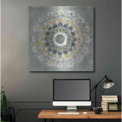 Luxe Metal Art 'Sunburst' by Danhui Nai, Metal Wall Art,36x36