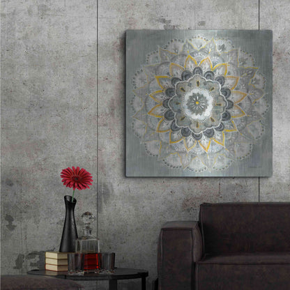 Luxe Metal Art 'Sunburst' by Danhui Nai, Metal Wall Art,36x36