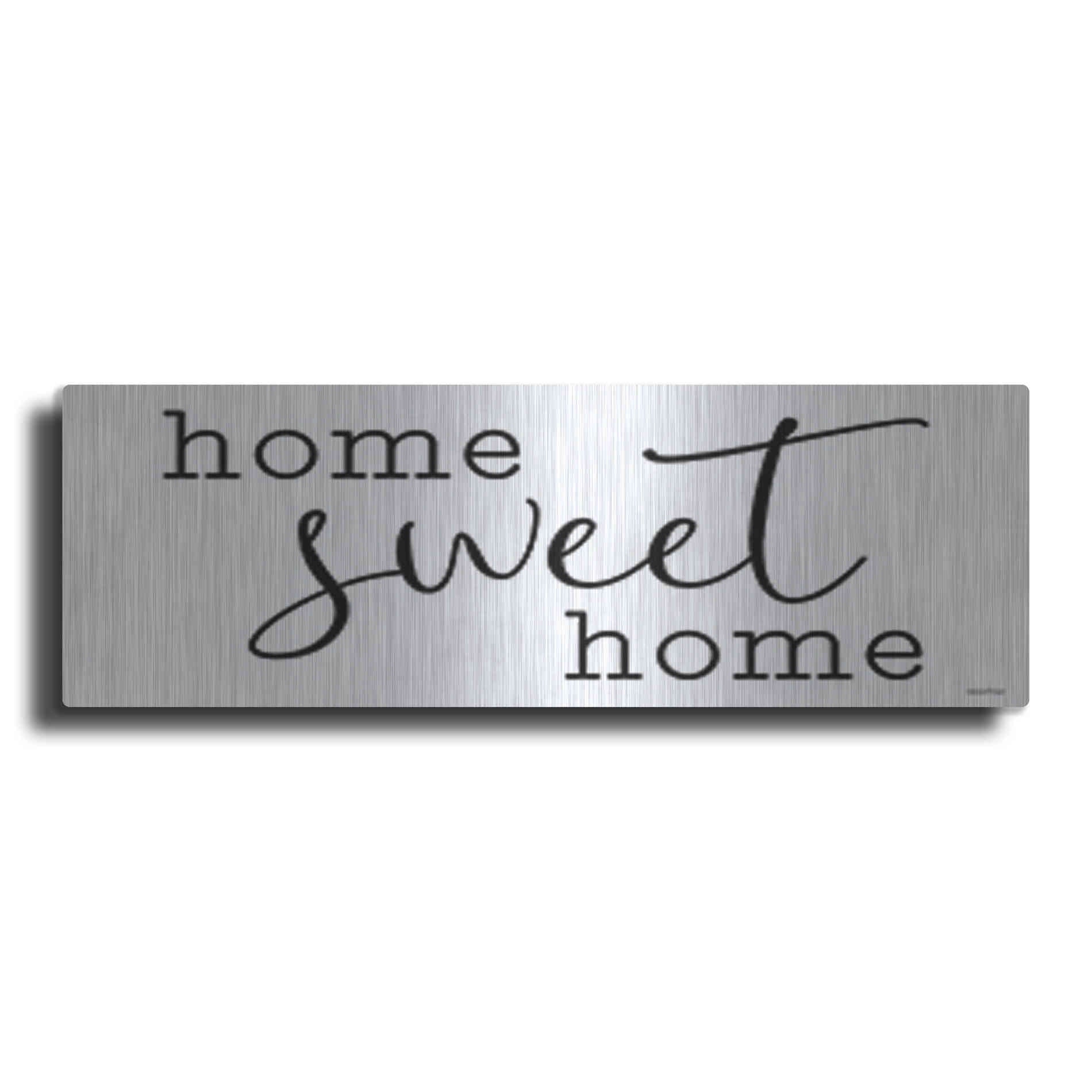 Luxe Metal Art 'Home Sweet Home' by lettered & lines, Metal Wall Art