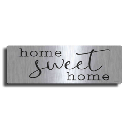 Luxe Metal Art 'Home Sweet Home' by lettered & lines, Metal Wall Art