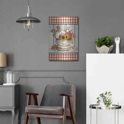 Luxe Metal Art 'Harvest Thyme' by Linda Spivey, Metal Wall Art,16x24