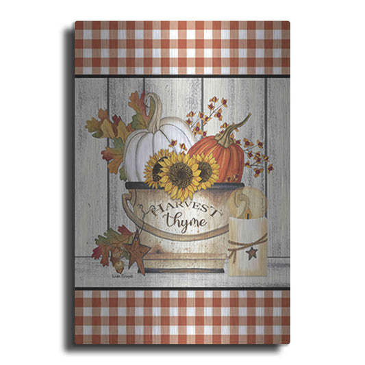 Luxe Metal Art 'Harvest Thyme' by Linda Spivey, Metal Wall Art