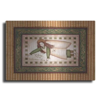 Luxe Metal Art 'Angel Rejoicing' by Linda Spivey, Metal Wall Art