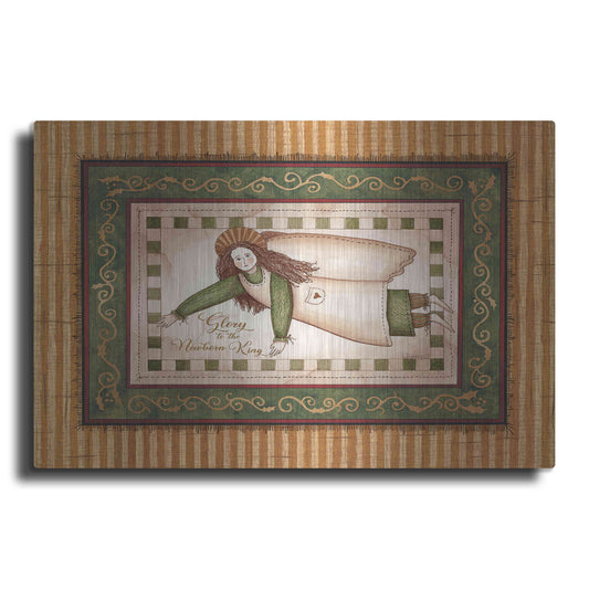 Luxe Metal Art 'Angel Rejoicing' by Linda Spivey, Metal Wall Art