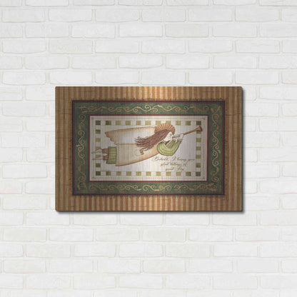 Luxe Metal Art 'Angel with Trumpet' by Linda Spivey, Metal Wall Art,36x24