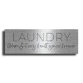 Luxe Metal Art 'Laundry - Adam and Eve's Fault Since Forever' by Lux + Me Designs , Metal Wall Art